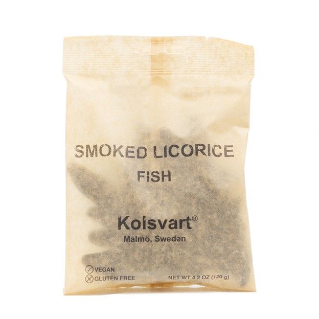 Kolsvart Swedish Fish - Smoked Licorice