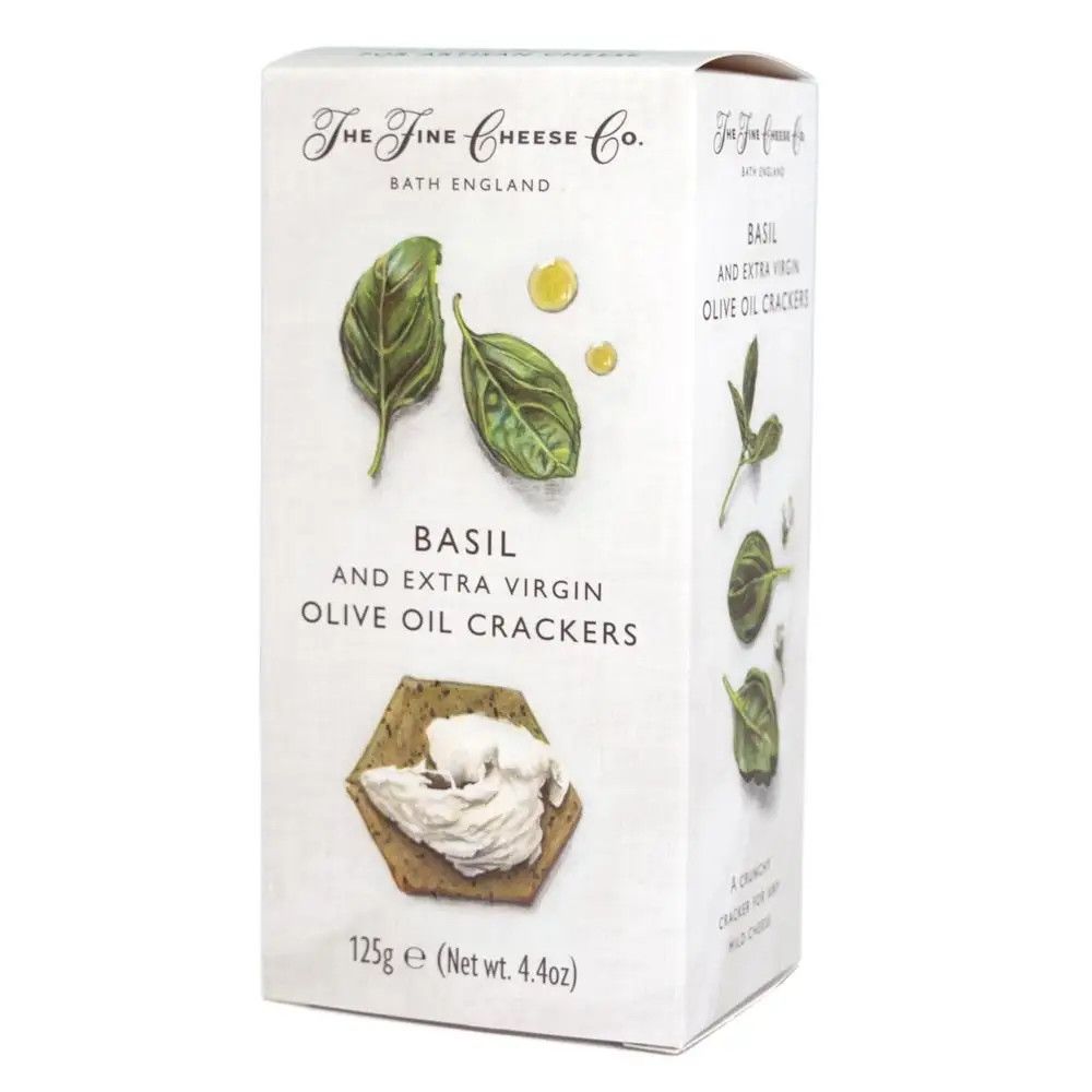 The Fine Cheese Co. Flavored Crackers - Basil &amp; EVOO