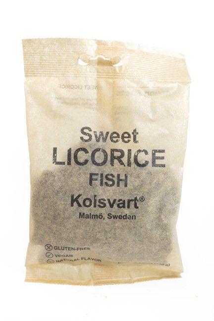 Kolsvart Swedish Fish - Sweet Licorice