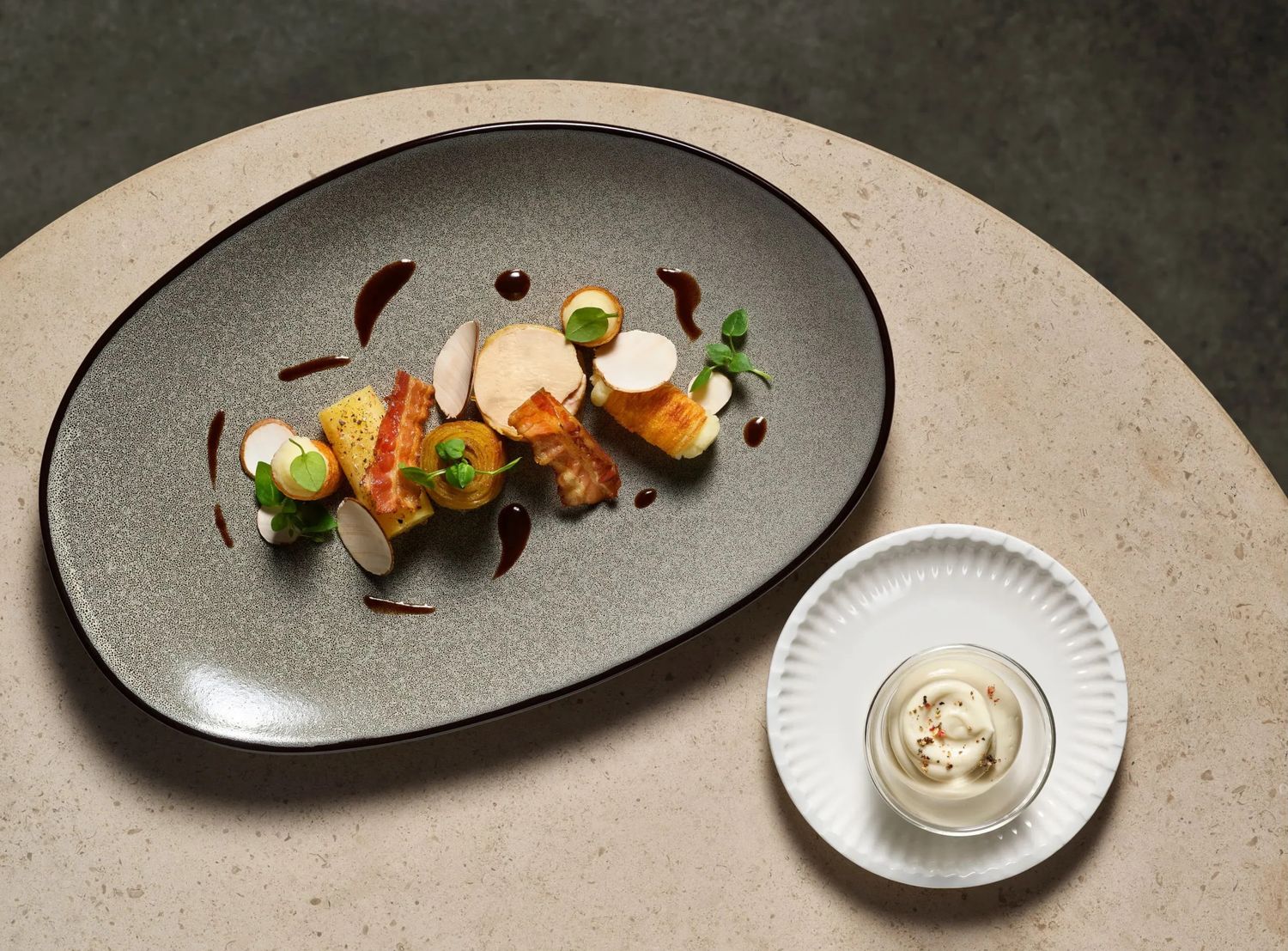 Ston - Mist Platter 14&quot;