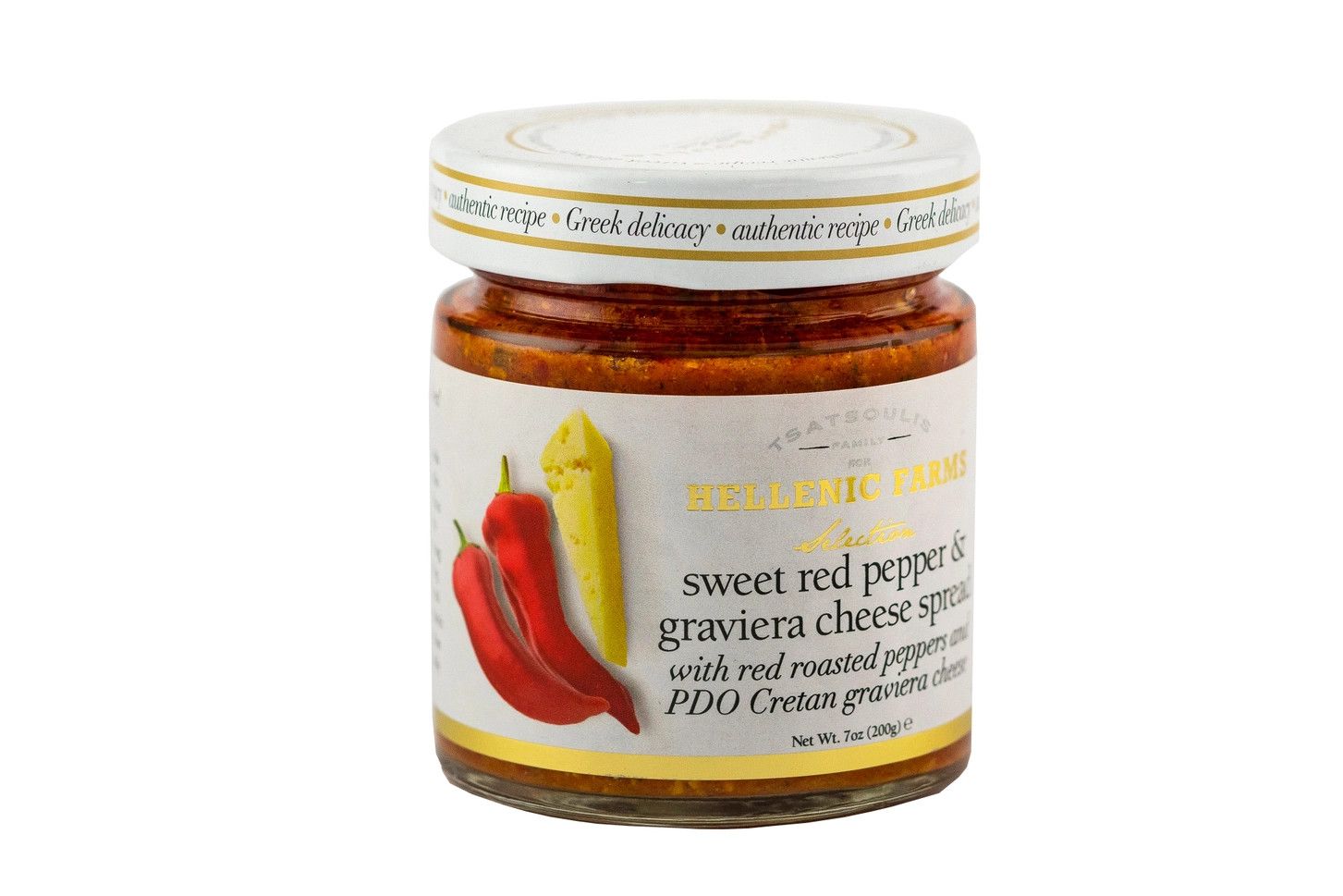 Hellenic Farms - Sweet Red Pepper &amp; Graviera Cheese Spread