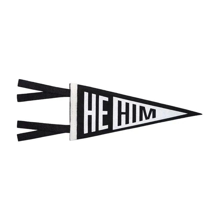 Oxford Pennant - Pronouns He/Him