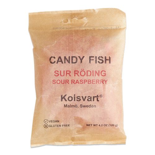 Kolsvart Swedish Fish - Sur Roding Sour Raspberry