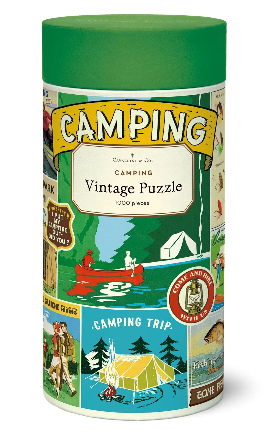 Cavallini Papers Vintage Puzzle - Camping