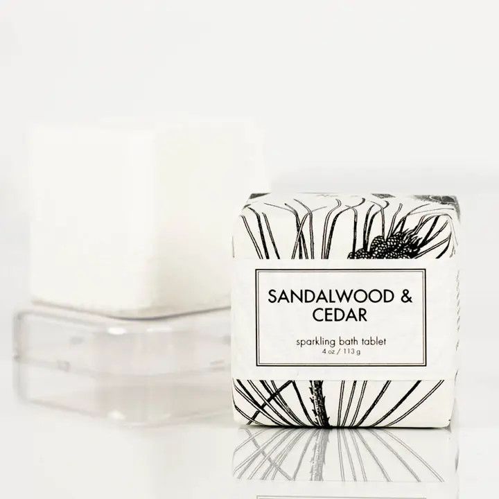 Formulary 55 Sparking Bath Tablet - Sandalwood &amp; Cedar