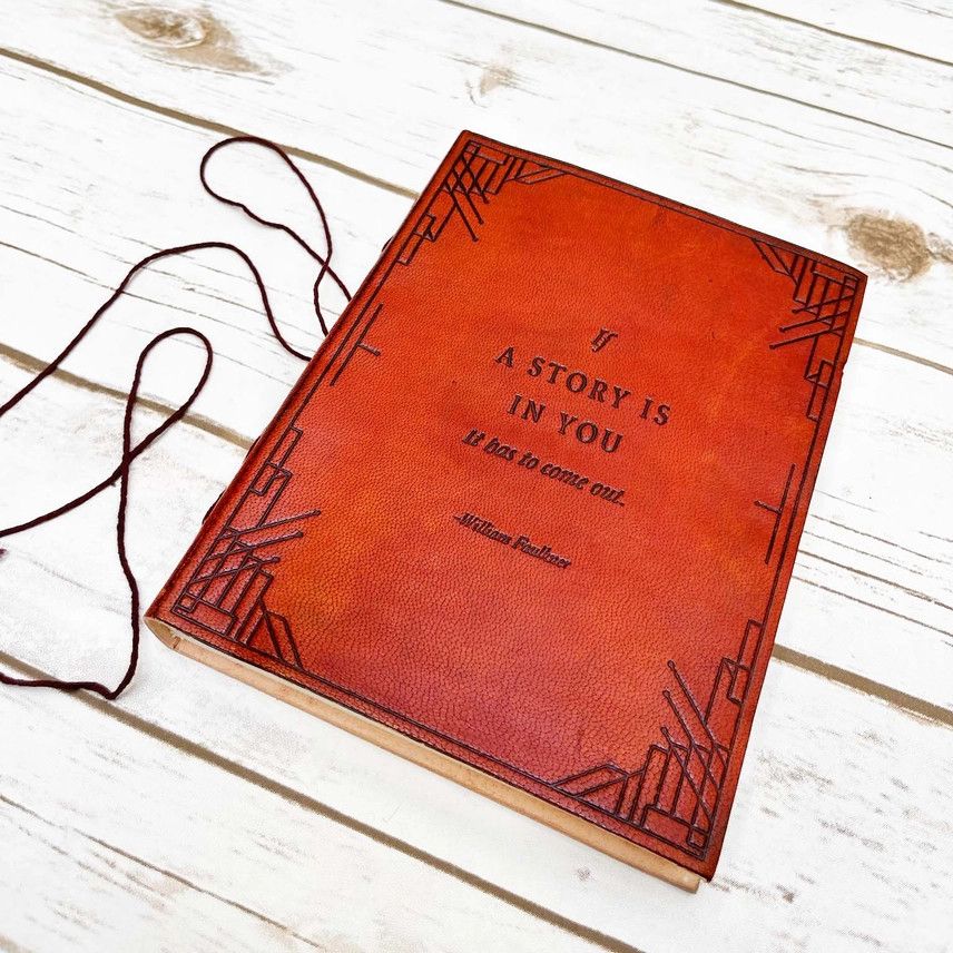 Soothi Leather Journal - If a Story