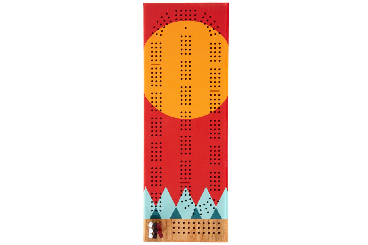 Sanborn Canoe Co Cribbage Board - Tettegouche