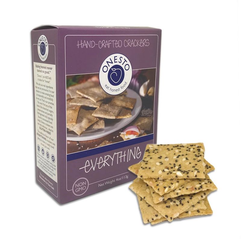 Onesto Gluten Free Crackers - Everything