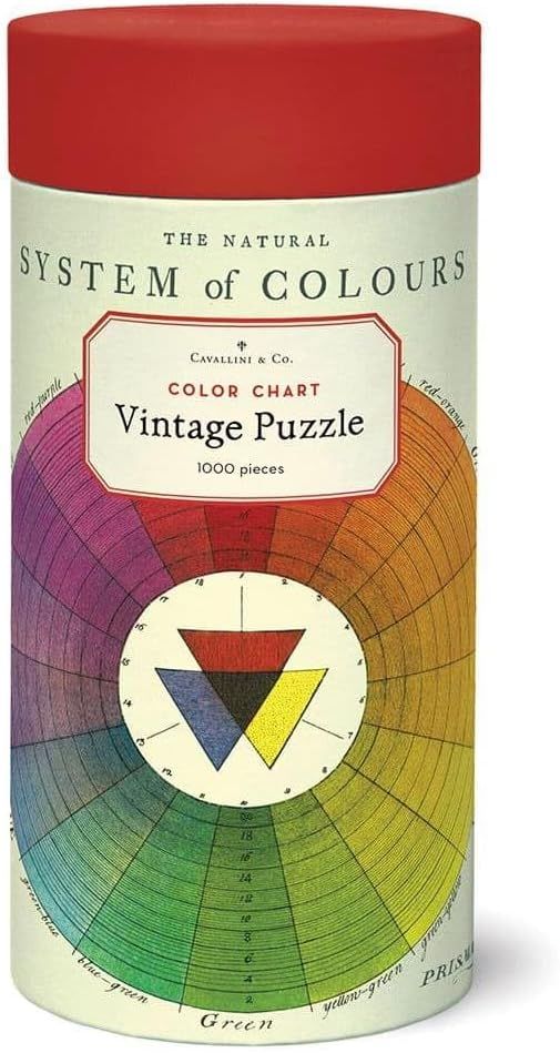 Cavallini Papers Vintage Puzzle - Color Chart