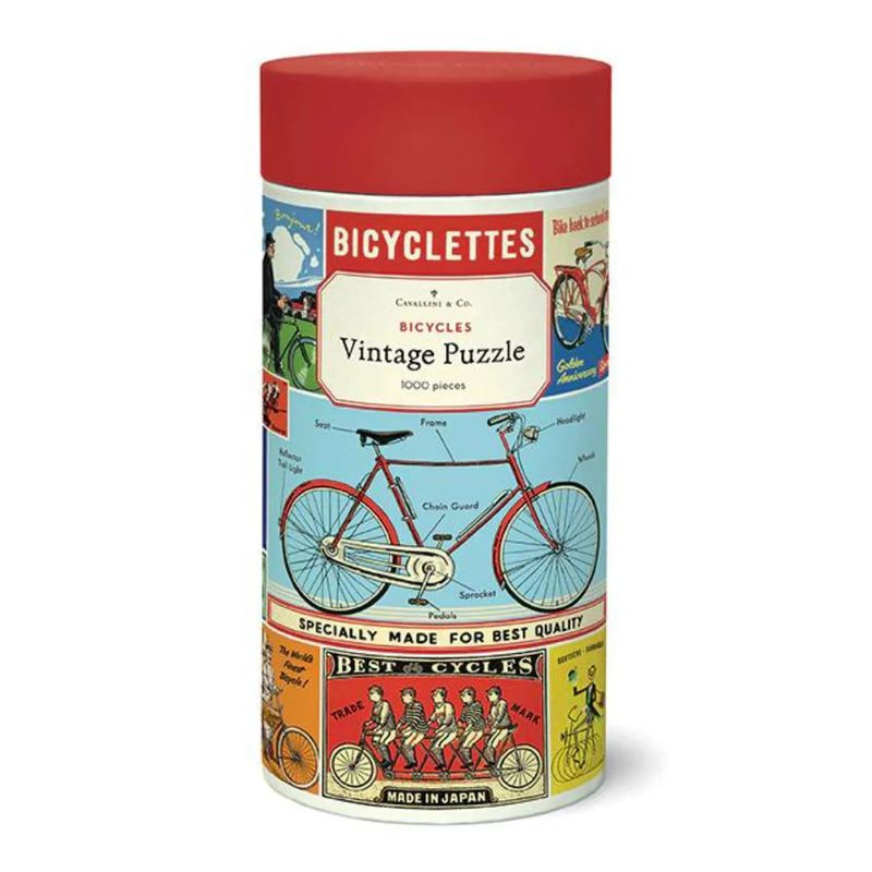 Cavallini Papers Vintage Puzzle - Bicycles