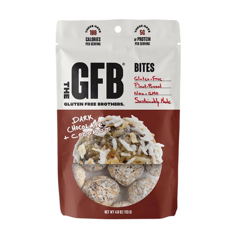 The GFB Gluten Free Bites - Dark Chocolate + Coconut