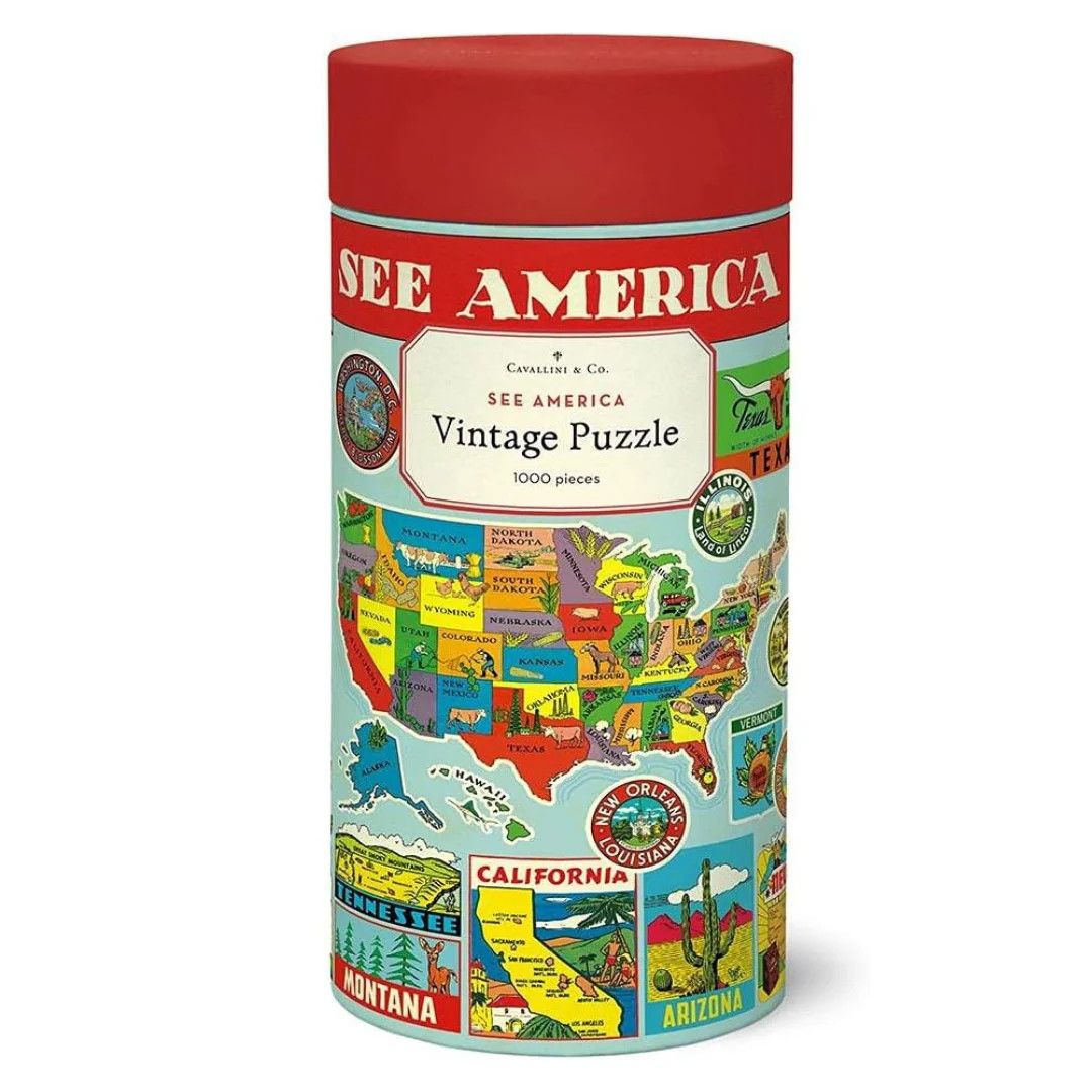 Cavallini Papers Vintage Puzzle - See America