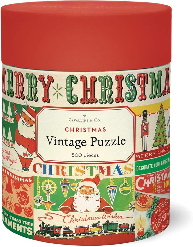 Cavallini Papers Vintage Puzzle - Christmas