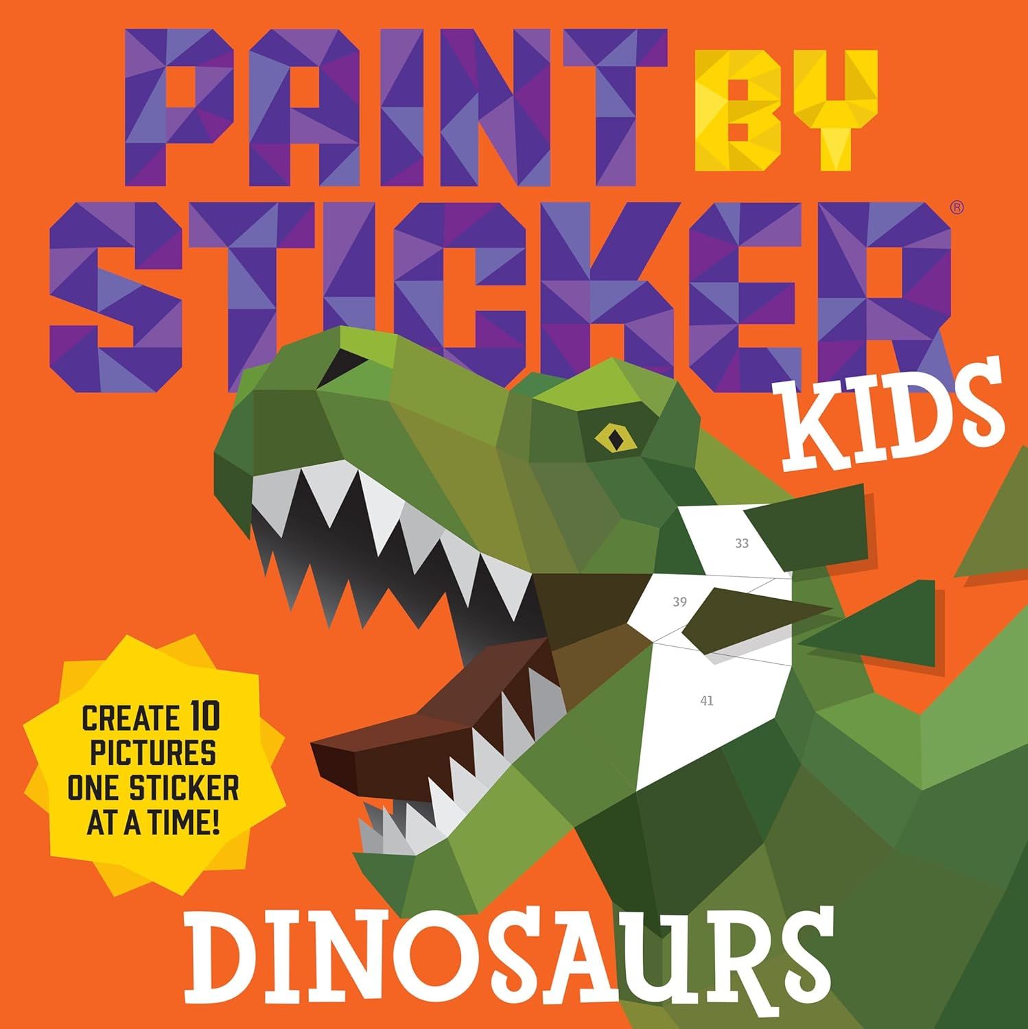 Hachette Book Group - Paint by Sticker Kids:  Dinosaurs