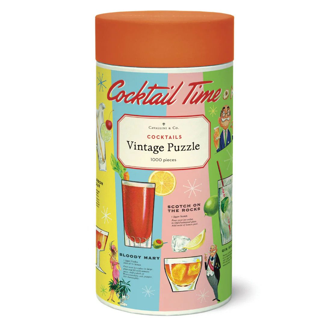 Cavallini Papers Vintage Puzzle - Cocktails