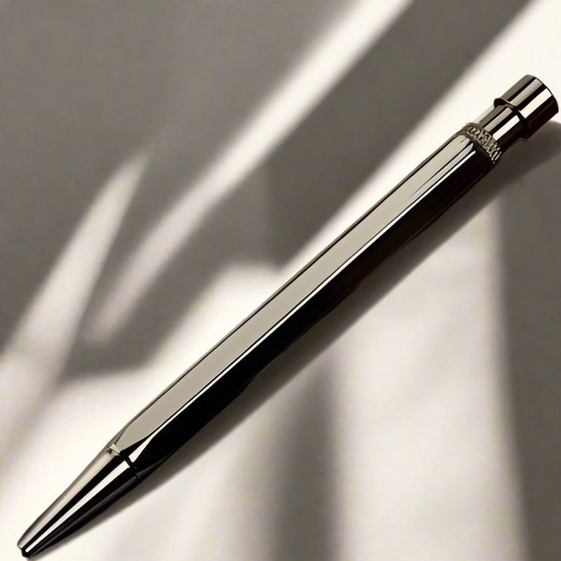 Soothi Retractable Brass Pen - Platinum