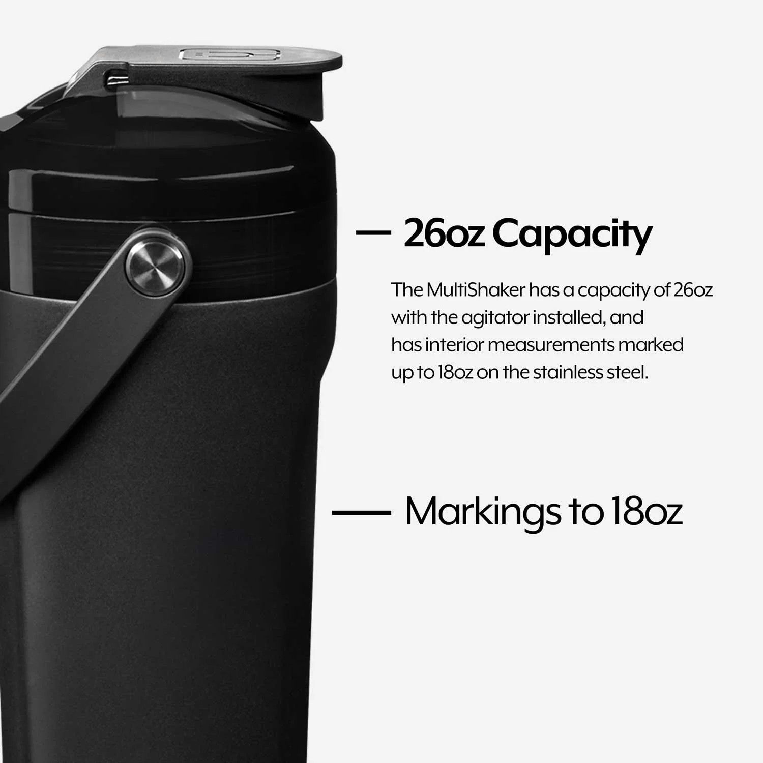 Brumate - MultiShaker, Matte Black