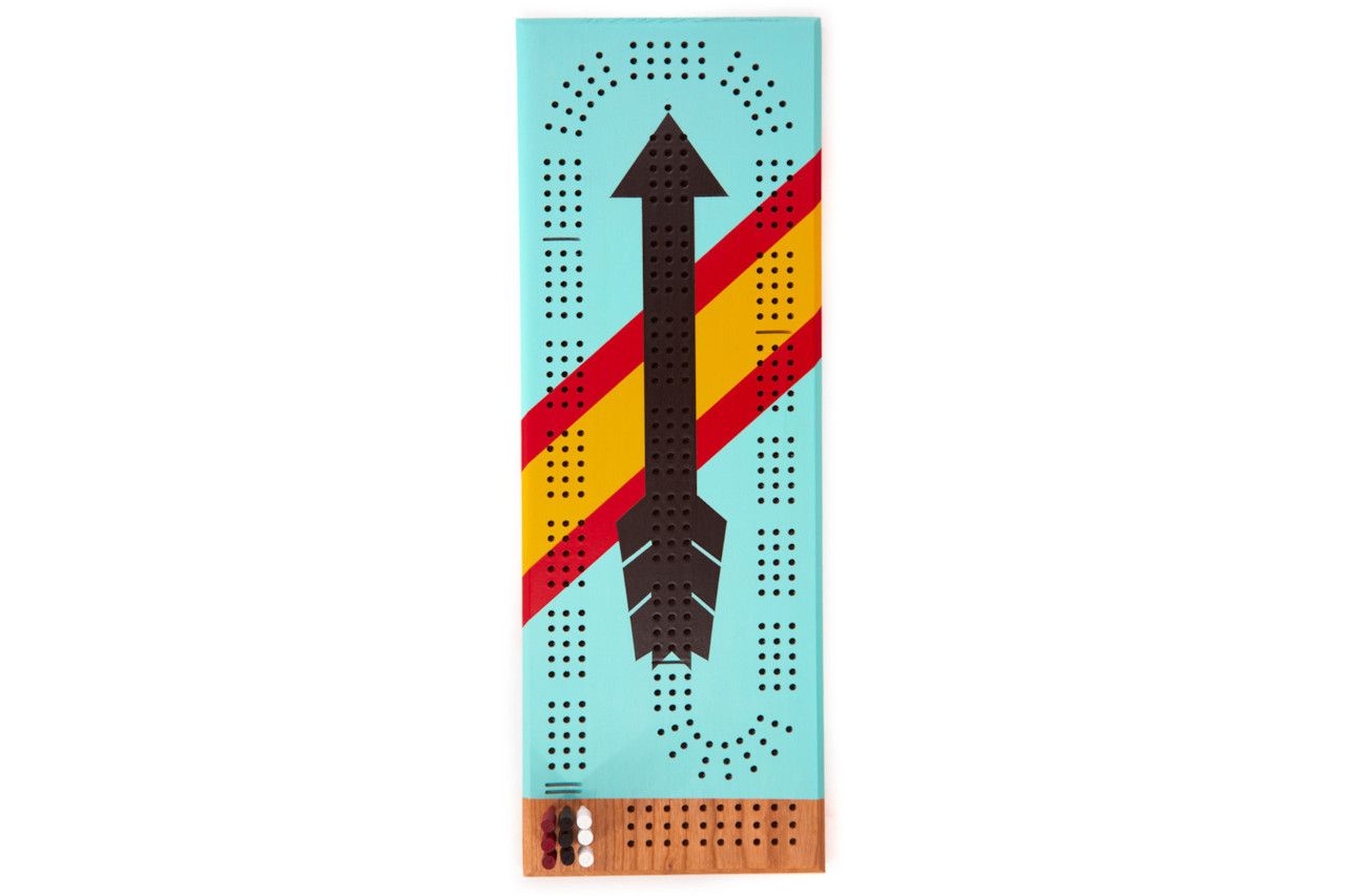 Sanborn Canoe Co Cribbage Board - West