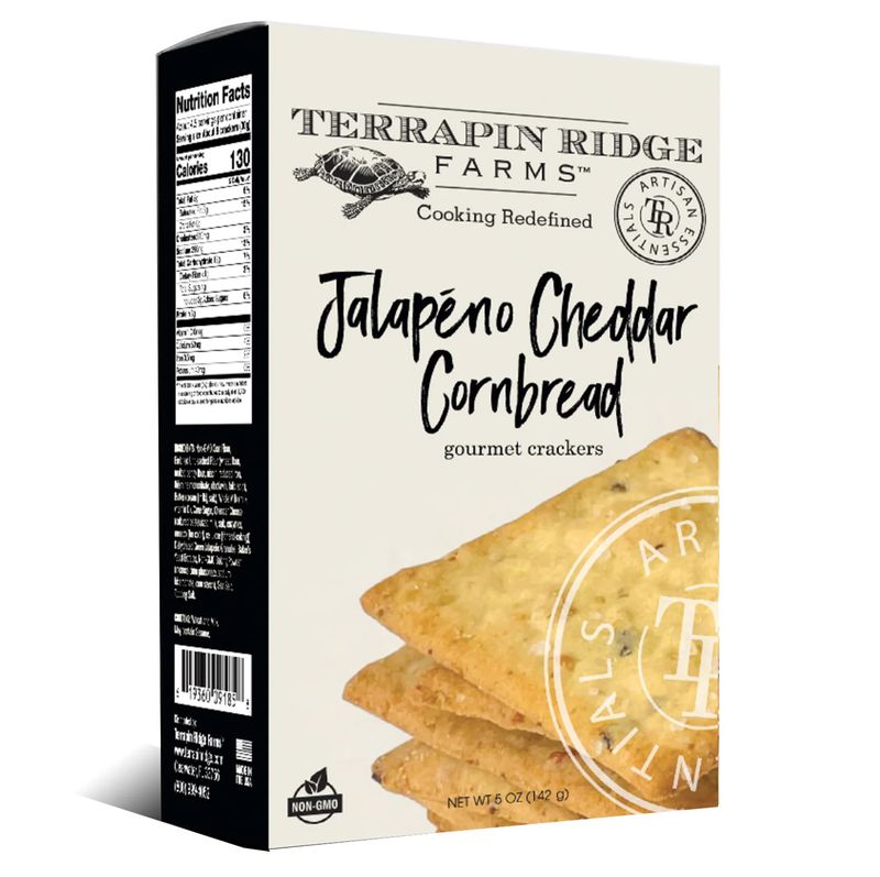 Terrapin Ridge Farms Crackers - Jalapeno Cheddar Cornbread