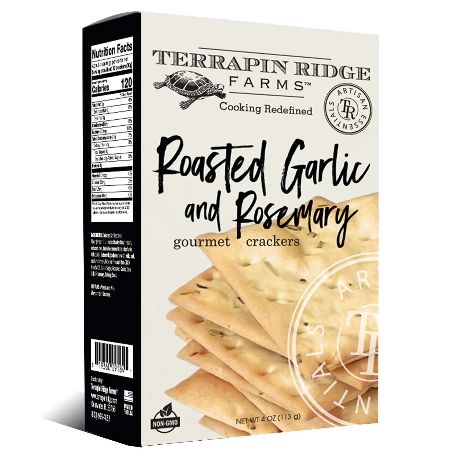 Terrapin Ridge Farms Crackers - Roasted Garlic &amp; Rosemary