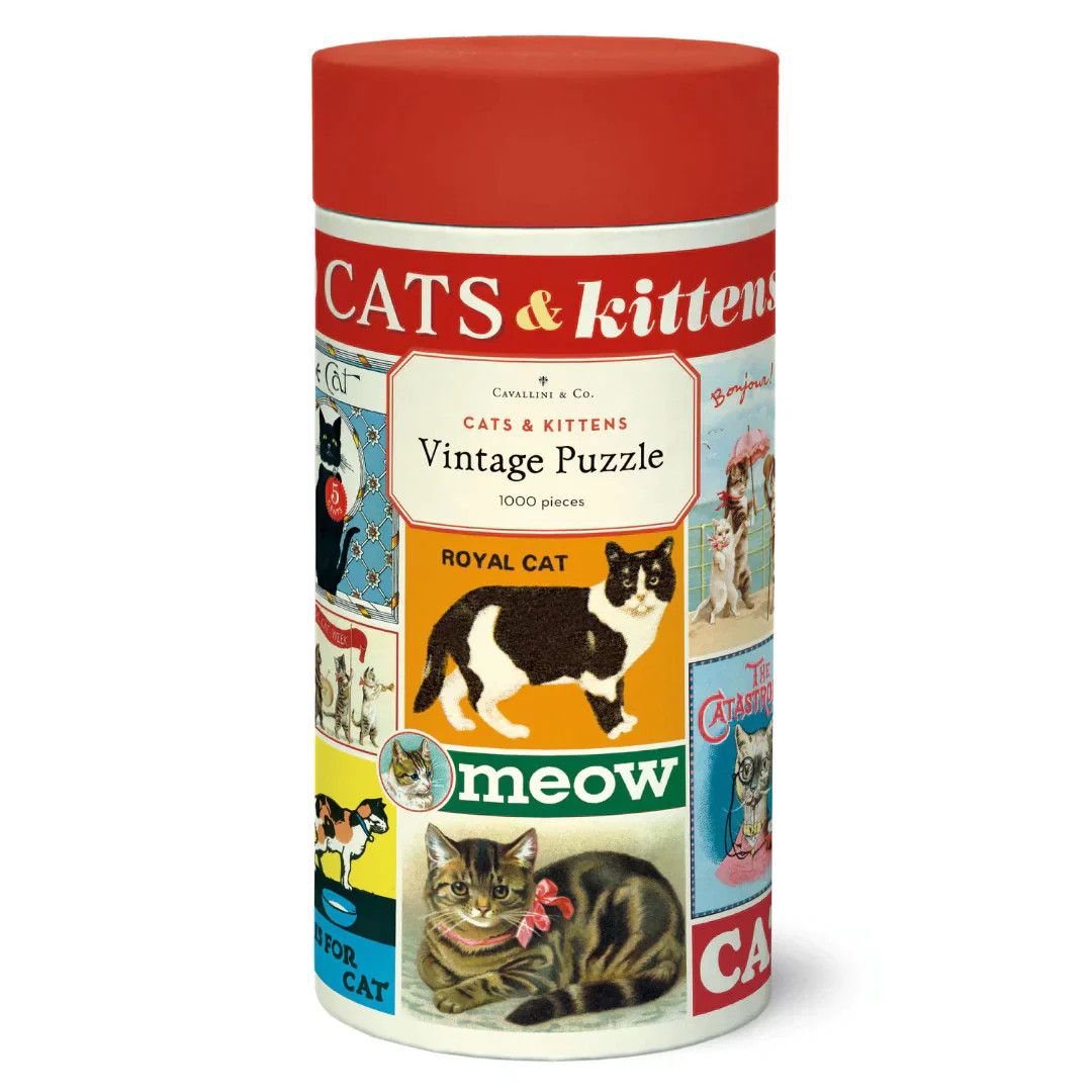 Cavallini Papers Vintage Puzzle - Cats &amp; Kittens