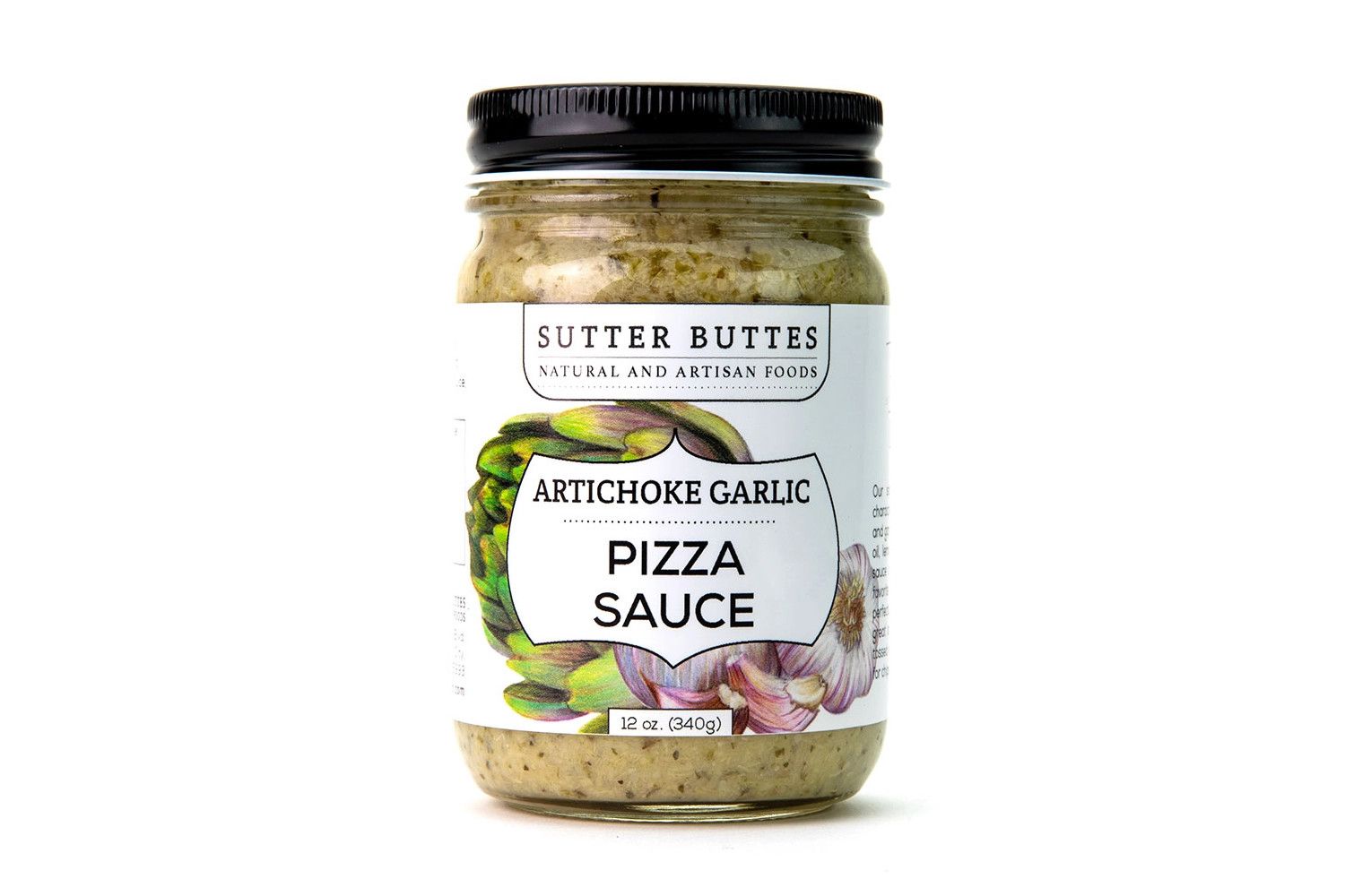 Sutter Buttes Pizza Sauce - Artichoke w/ Garlic