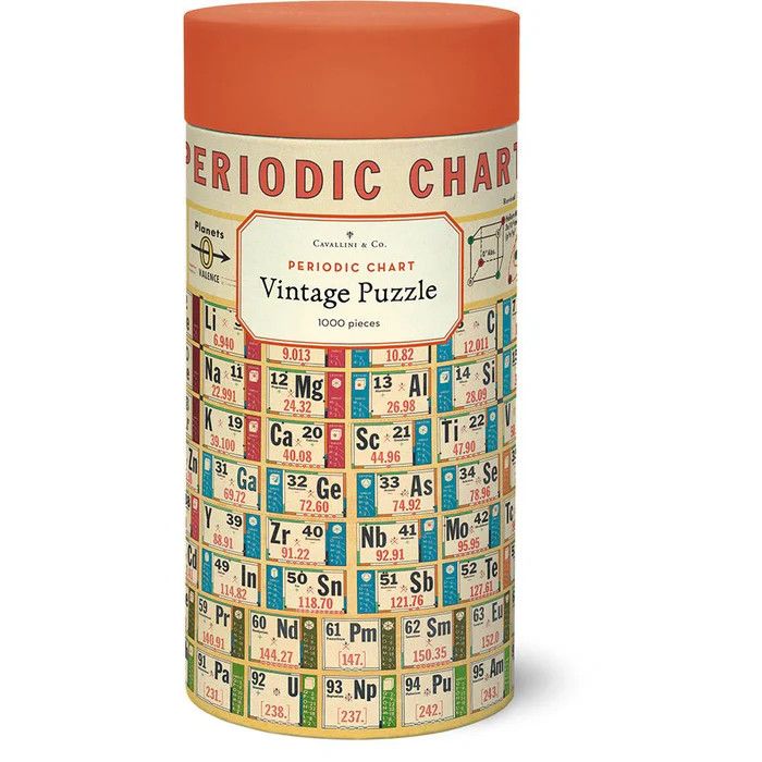 Cavallini Papers Vintage Puzzle - Periodic Chart