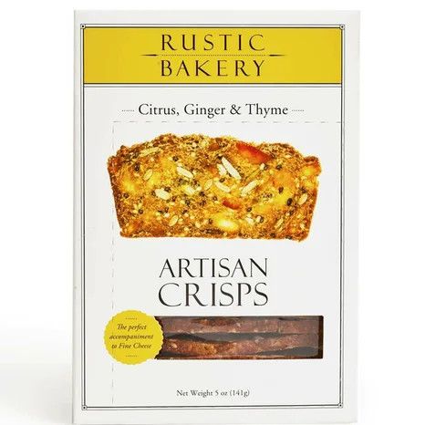 Rustic Bakery Artisan Crisps - Citrus, Ginger &amp; Thyme