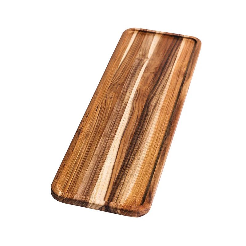 TeakHaus Food Lovers - 20x6 Slender Tray w/ Narrow Rim 1307