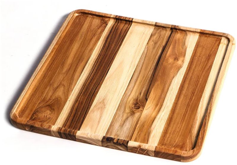 TeakHaus Food Lovers - 16x16 Slender Tray w/ Narrow Rim 1310