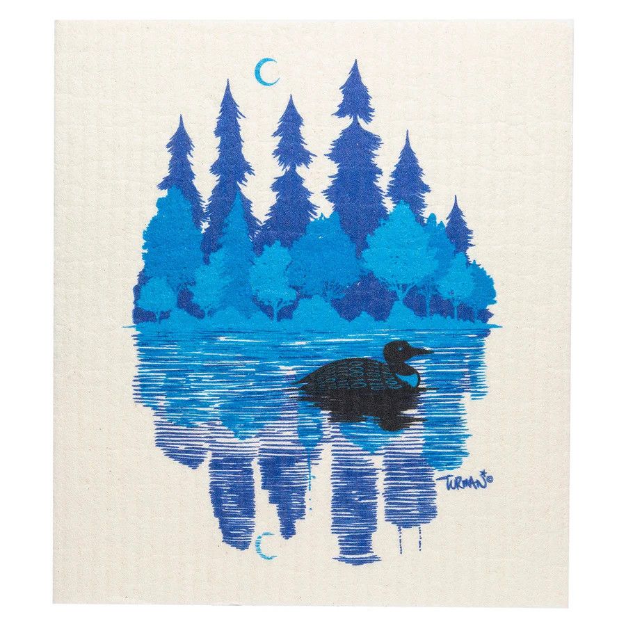 Adam Turman Swedish Dishcloth - Loon