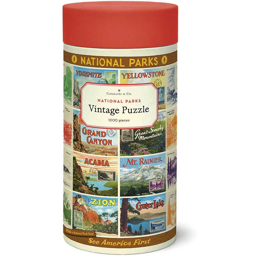 Cavallini Papers Vintage Puzzle - National Parks