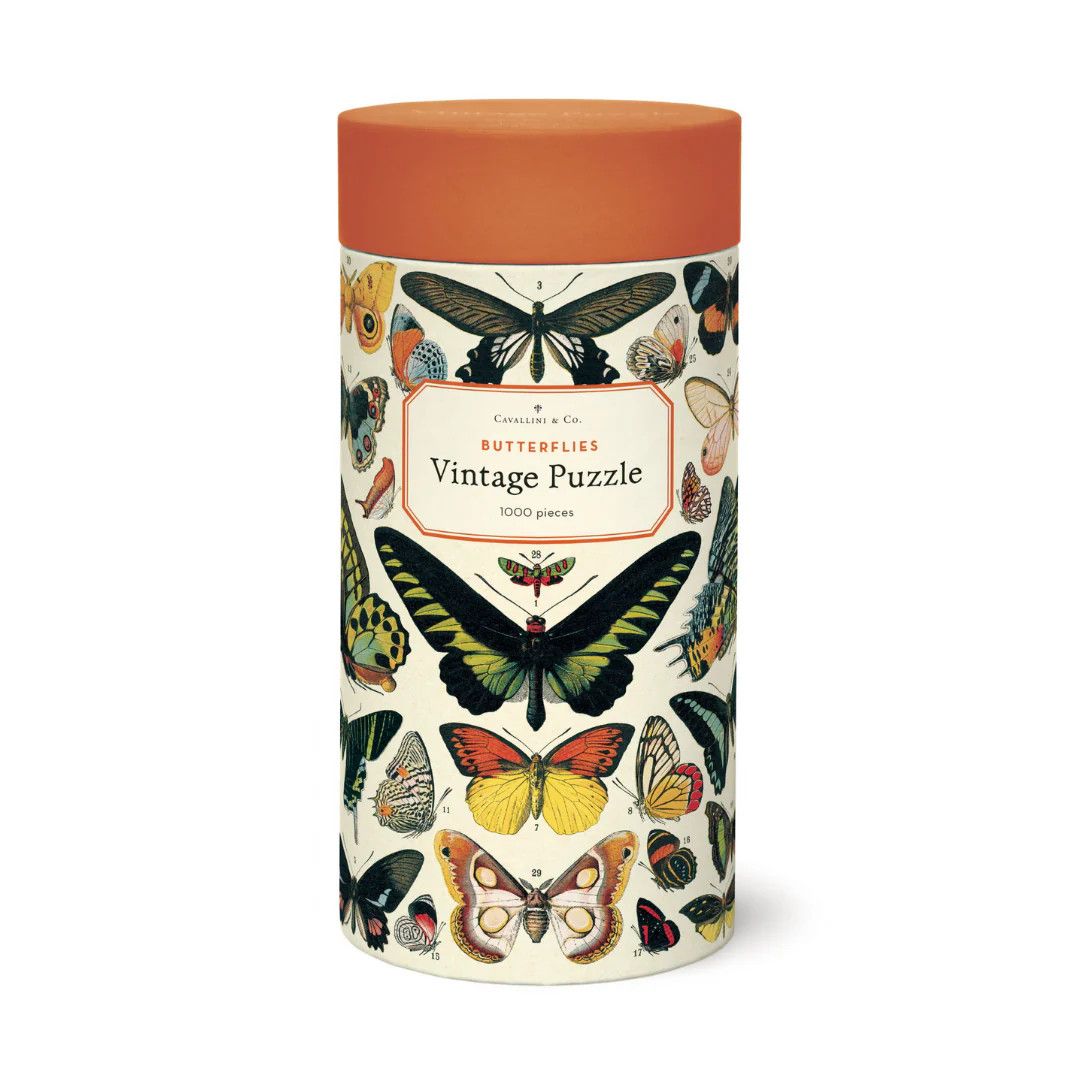 Cavallini Papers Vintage Puzzle - Butterflies
