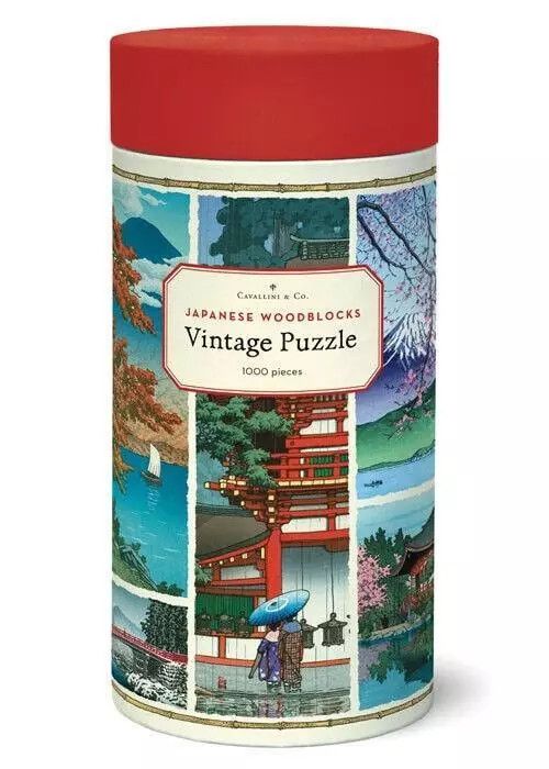 Cavallini Papers Vintage Puzzle - Japanese Woodblocks