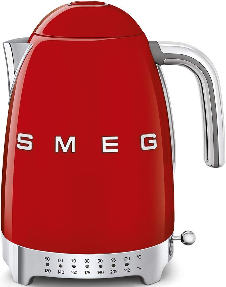 Smeg - 50s Retro Line Variable Temperature Kettle, Red