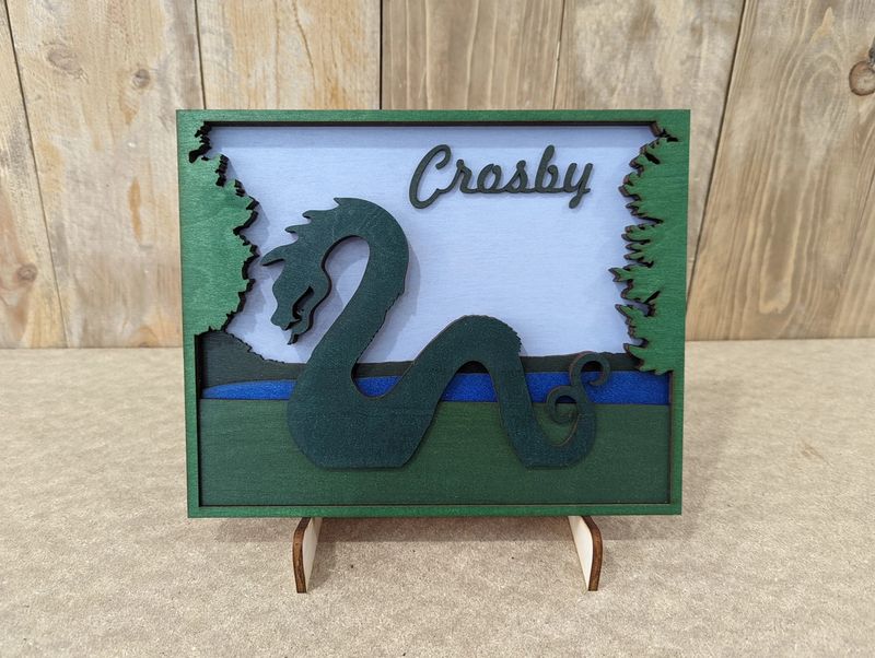 Knit and Nailed Wall Plaque - Crosby Serpent