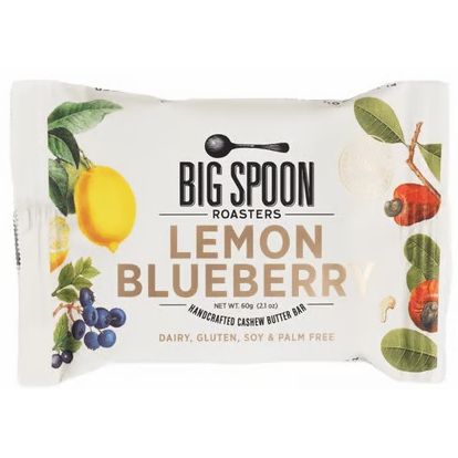 Big Spoon Roasters Bar - Lemon Blueberry Cashew Nut Butter