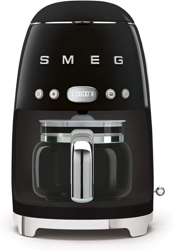 Smeg - 50s Retro Line Drip Coffee Machine, Black