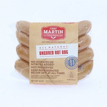 Chef Martin - Uncured Hot Dog