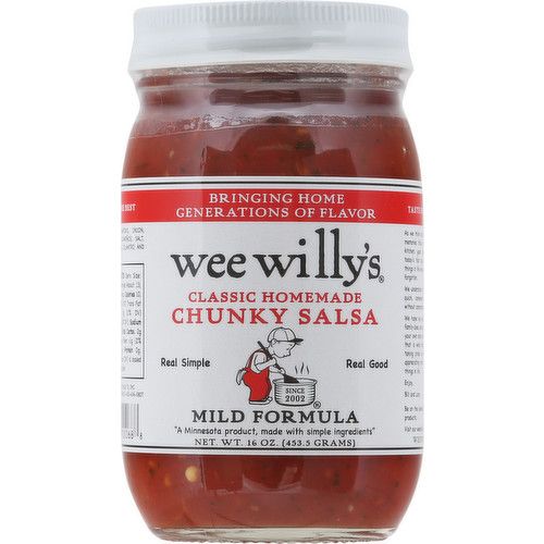 Wee Willy&#39;s Chunky Salsa - Mild Formula