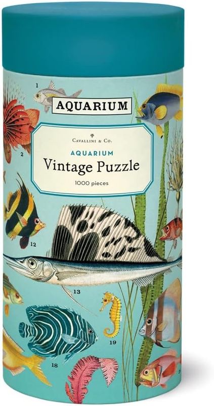 Cavallini Papers Vintage Puzzle - Aquarium