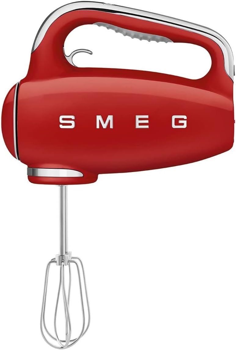Smeg - 50s Retro Line Hand Mixer, Red