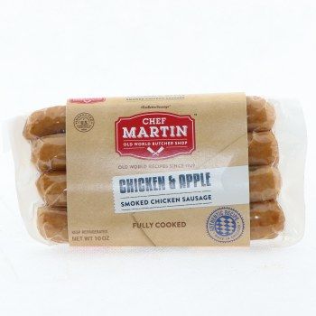 Chef Martin - Smoked Chicken Sausage, Chicken &amp; Apple