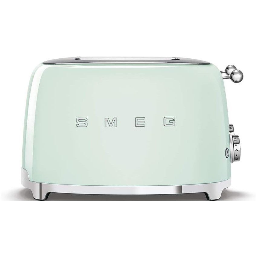 Smeg - 50s Retro Style 4x4 Toaster, Pastel Green