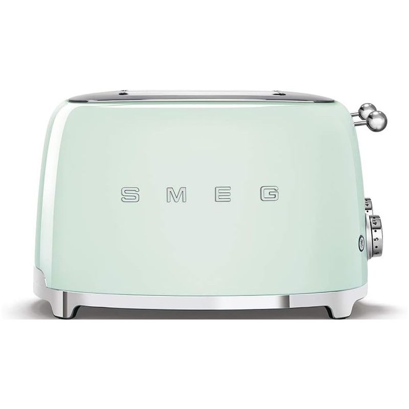 Smeg - 50s Retro Style 4x4 Toaster, Pastel Green