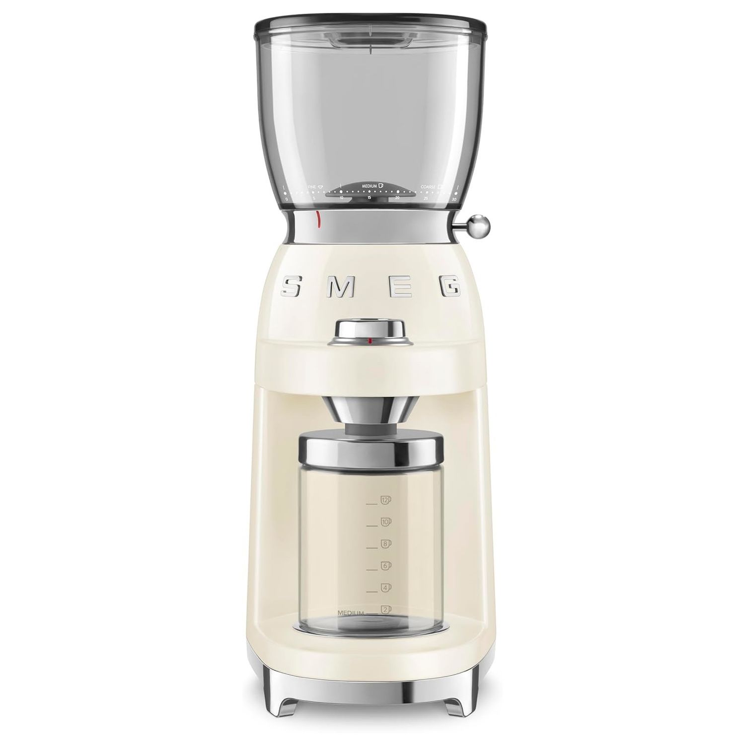 Smeg - 50s Retro Line Tritan Coffee Grinder, Cream