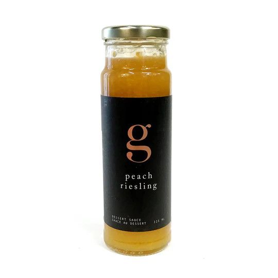 Gourmet Inspirations Dessert Sauce - Peach Riesling