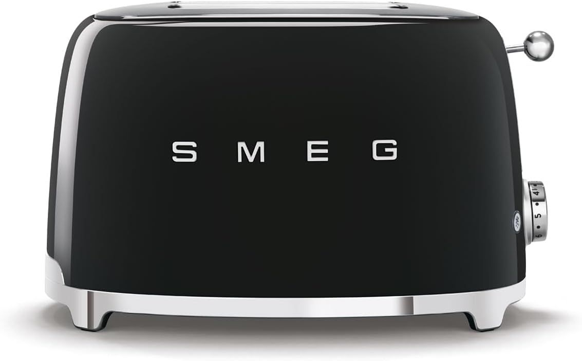 Smeg - 50s Retro Line 2-Slice Toaster, Black