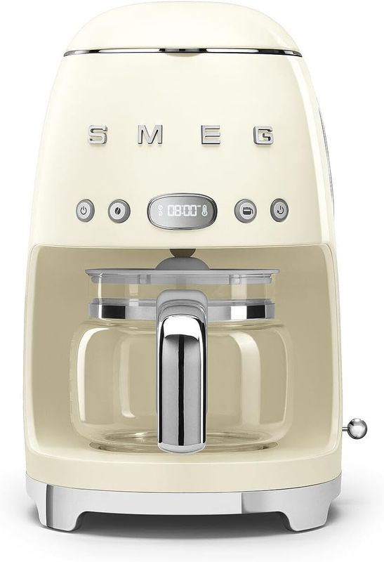 Smeg - 50s Retro Line Drip Coffee Machine, Cream