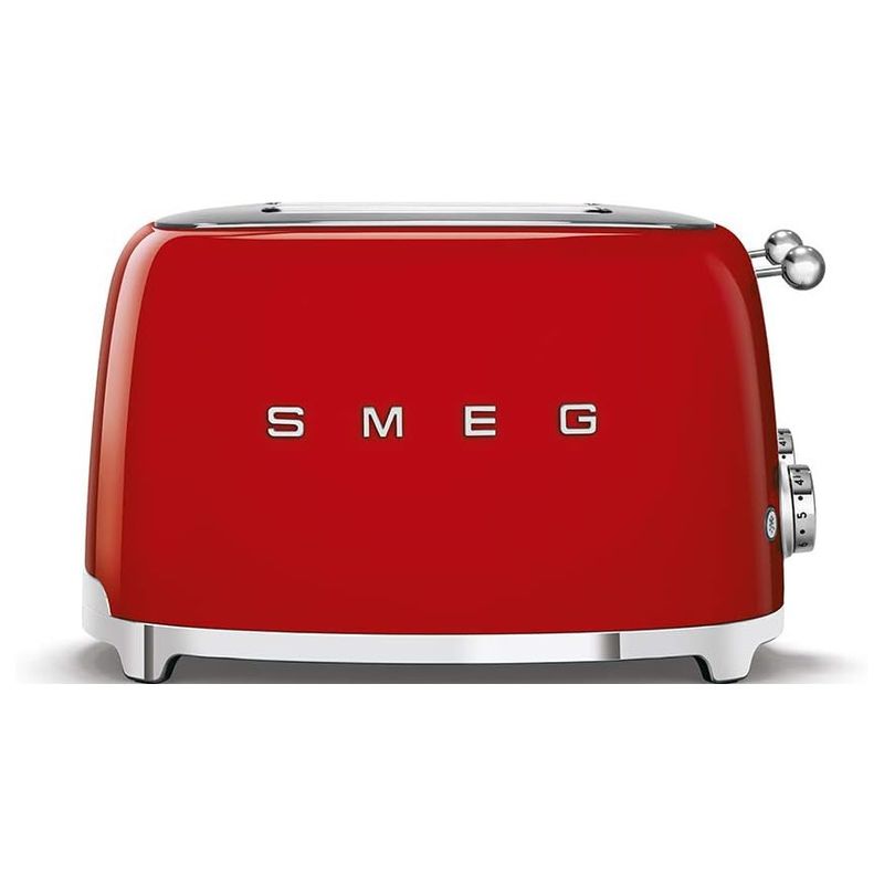Smeg - 50s Retro Style 4x4 Toaster, Red